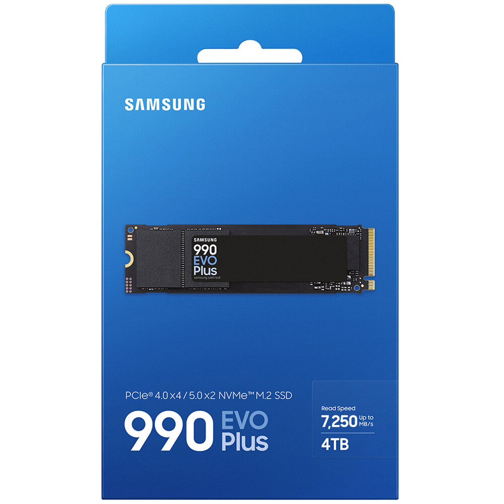 Samsung 4TB 990 EVO Plus PCIe 5.0 x2 M.2 SSD داخلي