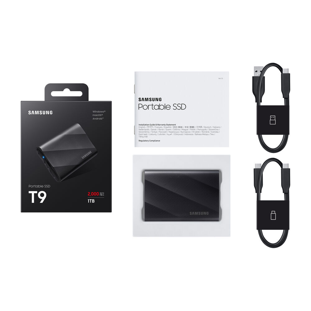 Samsung T9 4TB Portable SSD – USB 3.2 Gen