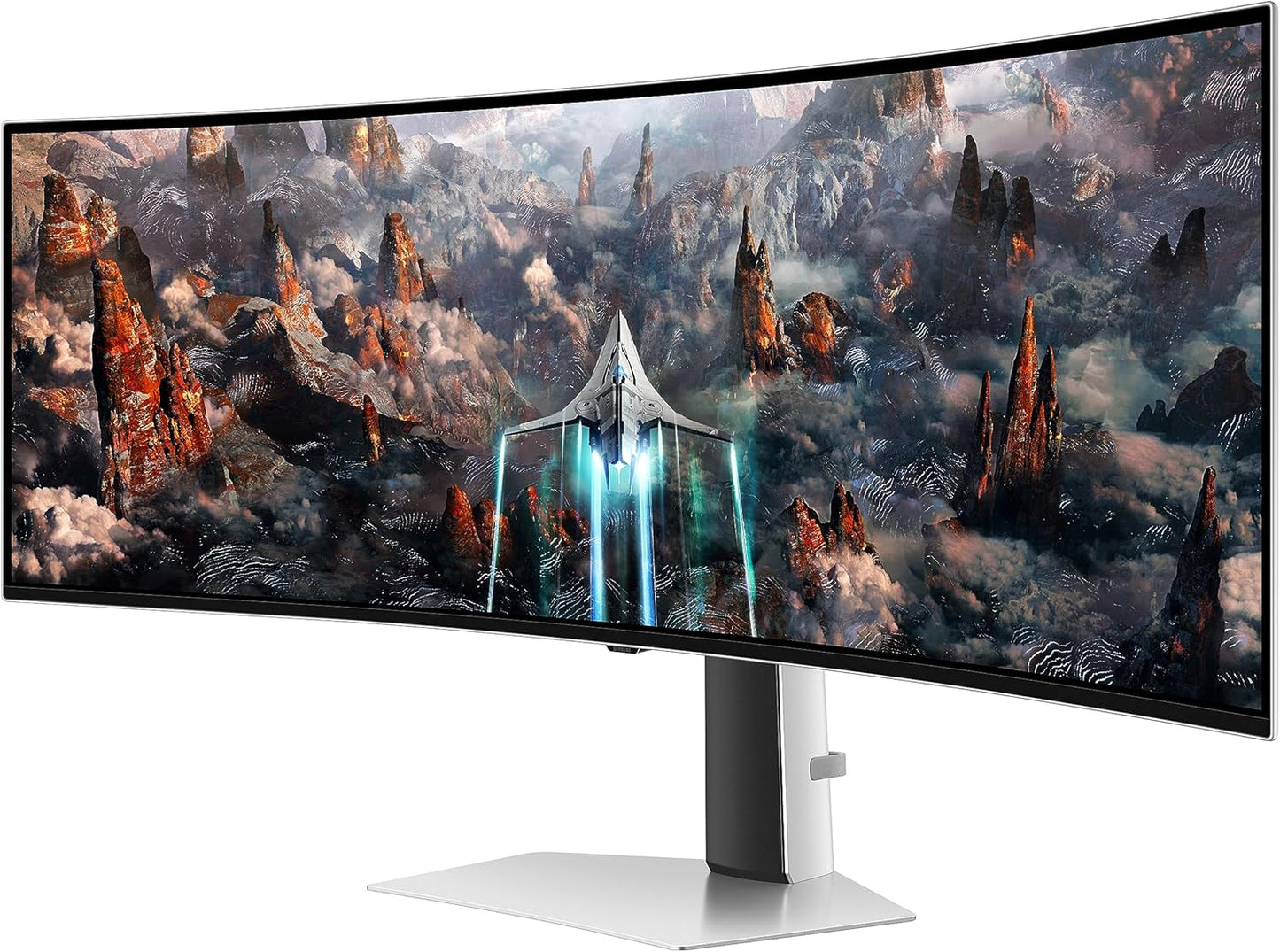 Samsung Odyssey OLED (G93SD) 49" 1440p HDR 240 Hz Monitor Curvo Ultrawide para Jogos