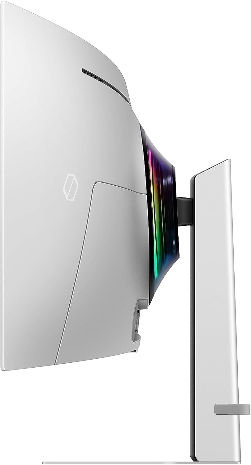 Samsung Odyssey OLED (G93SD) 49" 1440p HDR 240 Hz Monitor Curvo Ultrawide para Jogos