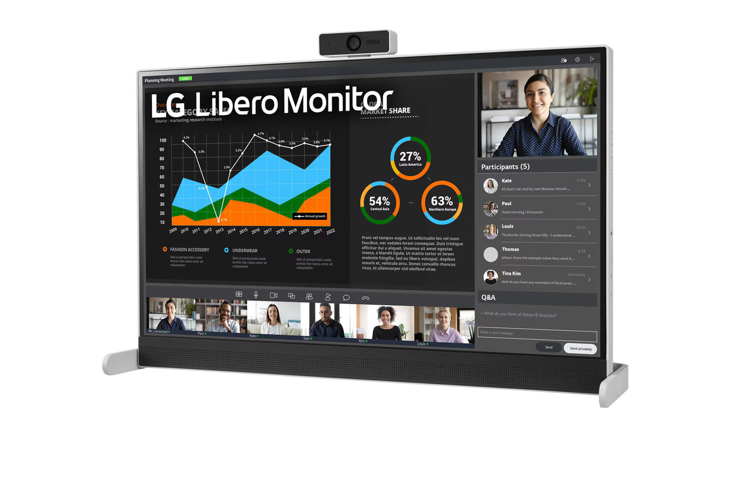 LG 27BQ70QC-S 27 1440p HDR Libero मॉनिटर