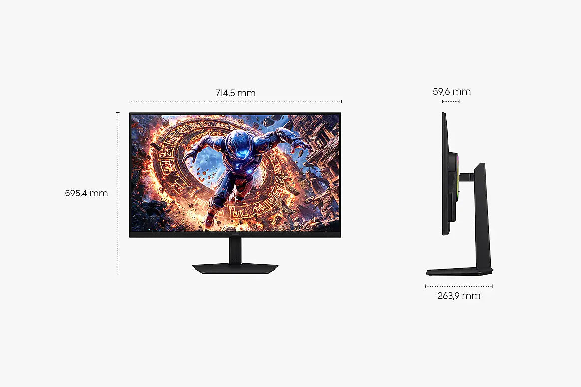 Monitor para juegos Samsung Odyssey G8 32" (G80HS) 6K 165Hz / 3K 330Hz
