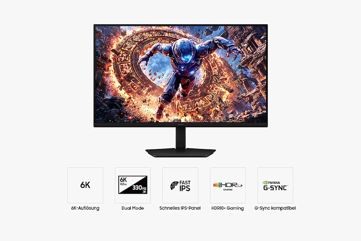 Monitor para juegos Samsung Odyssey G8 32" (G80HS) 6K 165Hz / 3K 330Hz