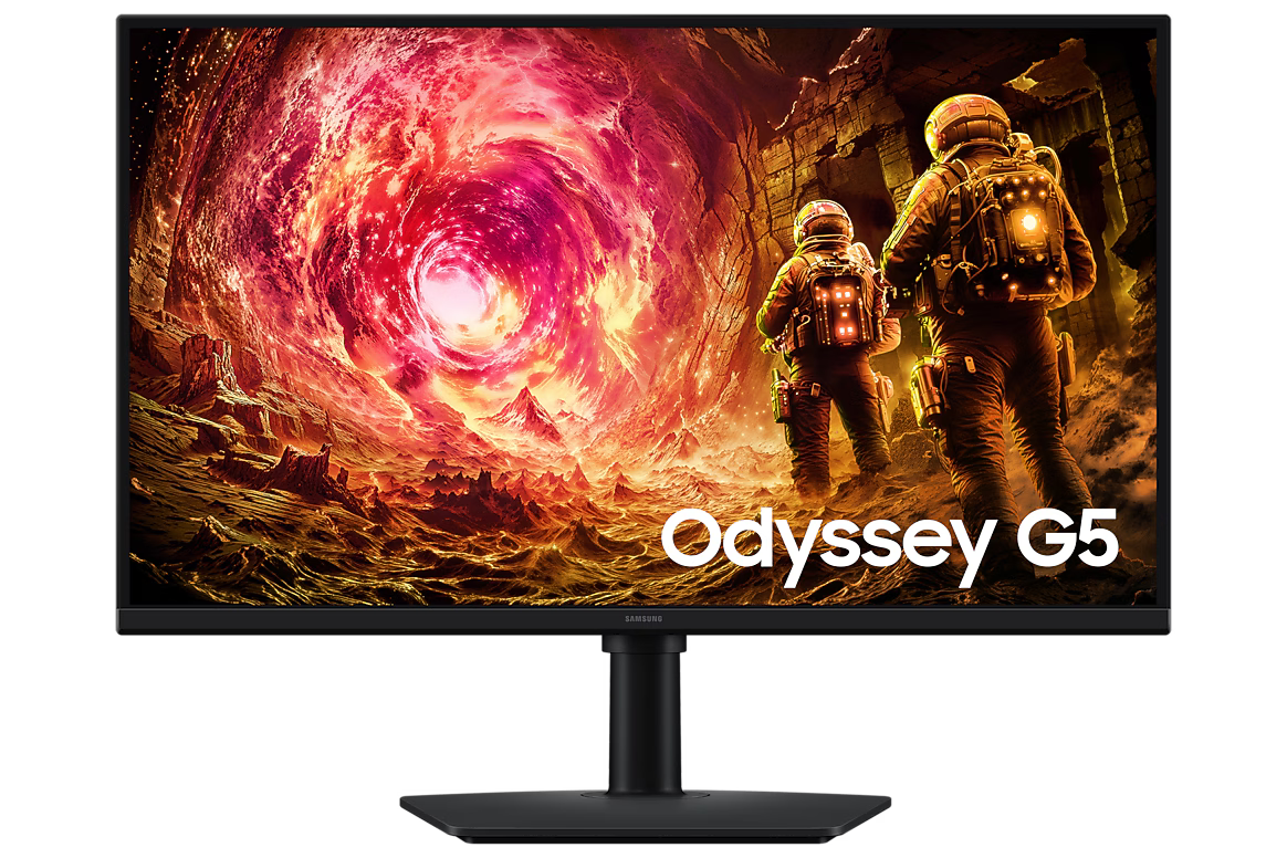 Samsung Odyssey G5 (G50F) 27" QHD 180Hz गेमिंग मॉनिटर