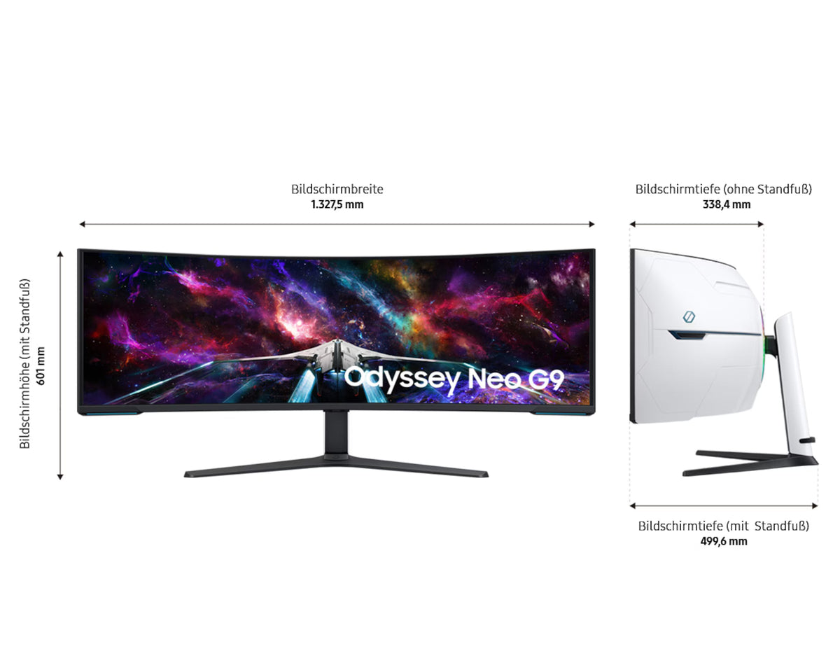 Samsung Odyssey Neo G9 (G95NC) 57" Dual-UHD 240Hz गेमिंग मॉनिटर