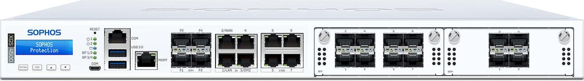 Sophos XGS 4500 saugumo įrenginys – ugniasienė