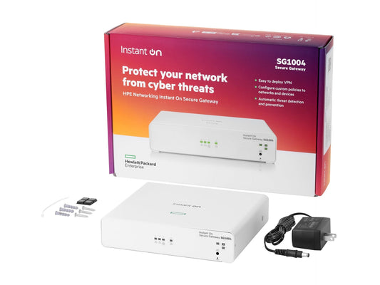 HPE नेटवर्किंग Instant On Secure Gateway 4-पोर्ट गीगाबिट SG1004