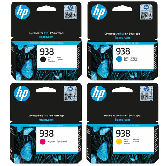 HP 938 Оригинальный набор чернил (Black + Cyan + Magenta + Yellow)