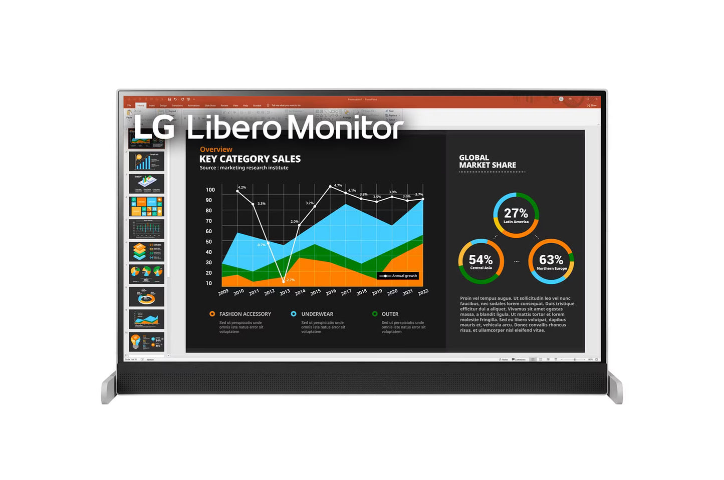 شاشة LG 27BQ70QC-S 27 1440p HDR Libero