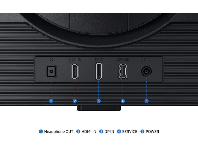شاشة ألعاب Samsung Odyssey G6 G60F 27″ QHD 350Hz