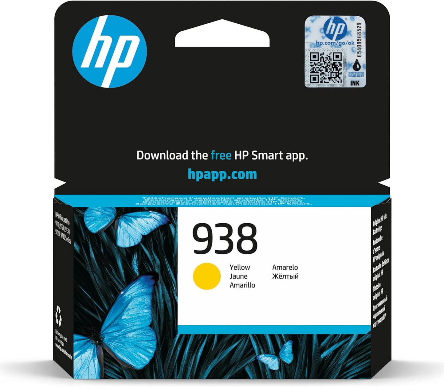 HP 938 سلسلة خرطوشة حبر أصلية