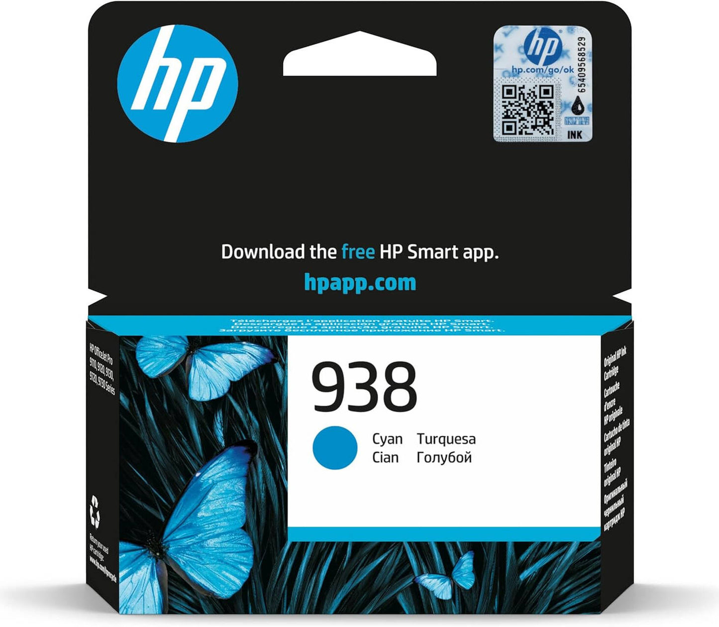 HP 938 سلسلة خرطوشة حبر أصلية