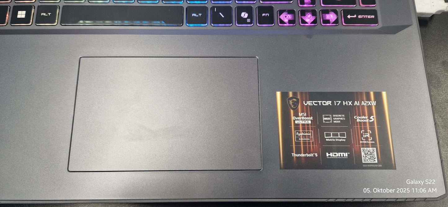 MSI Vector 17 HX AI